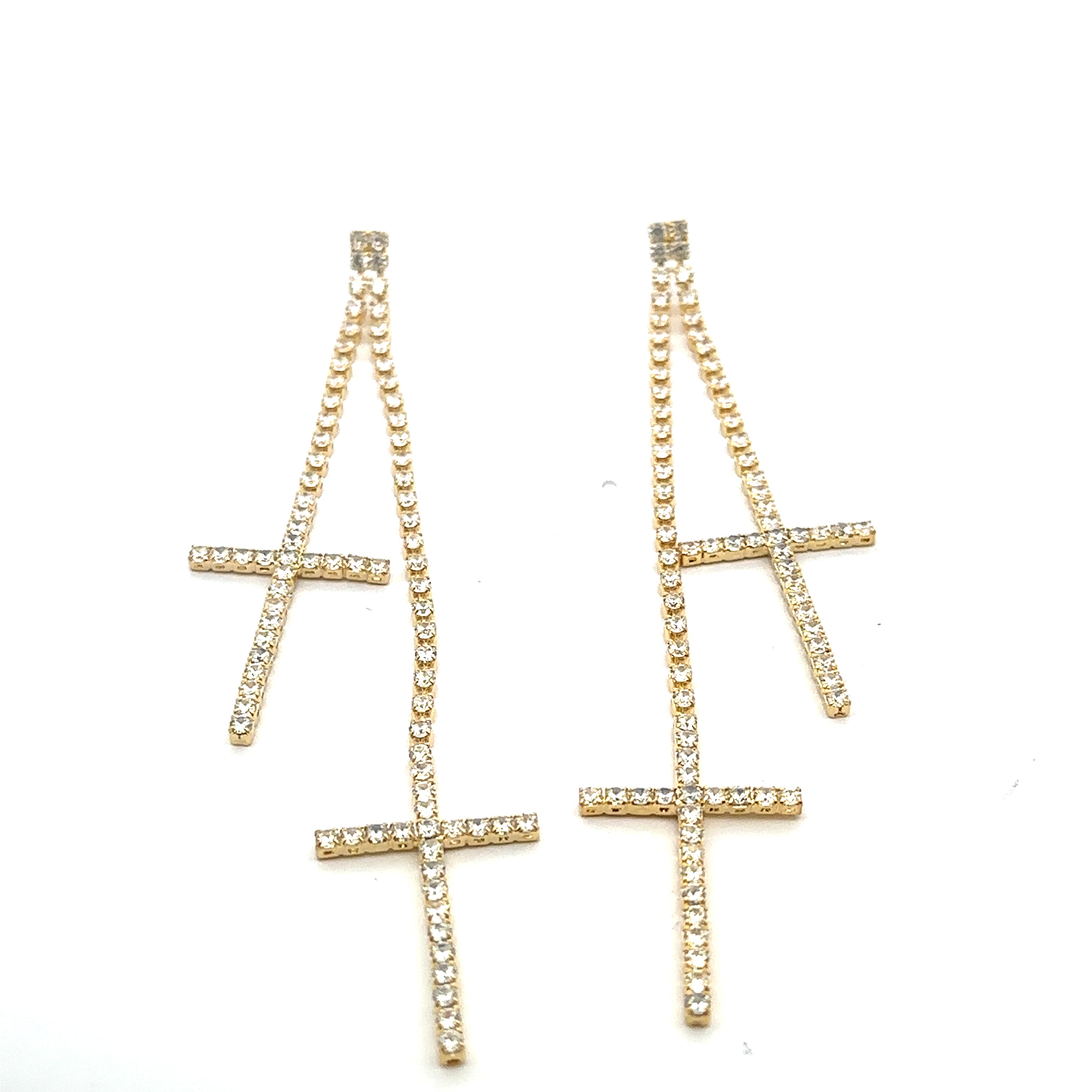 Tennis cross best sale earrings