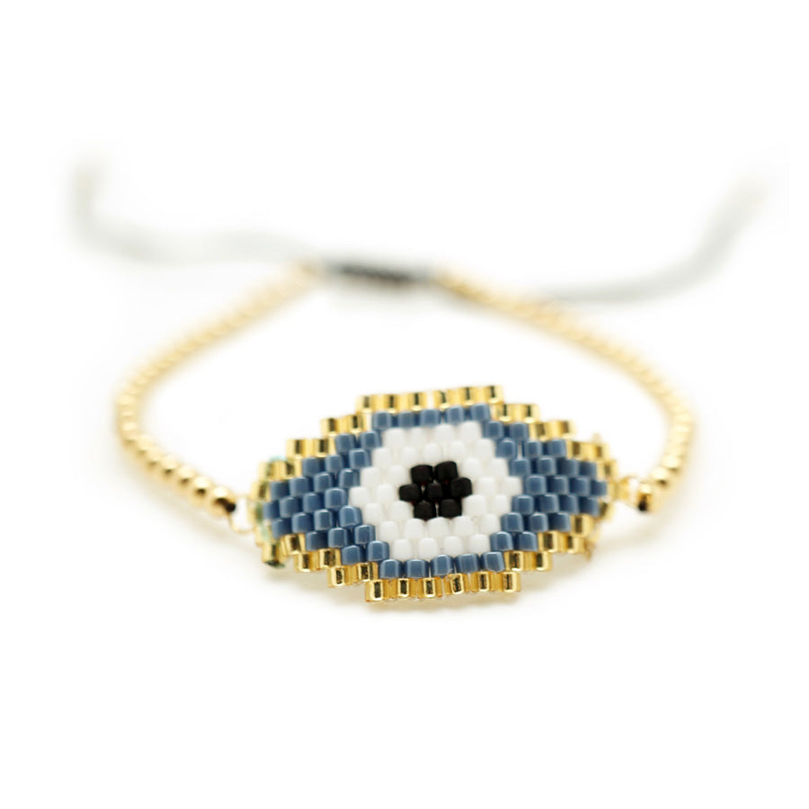 Miyuki Evil Eye Bracelet Hippiechic By OP